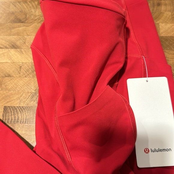 Lululemon Women Swift Speed High Rise Tight 28” Dark Red size 10 New - Picture 5 of 8